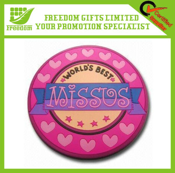 Promotional Customized Soft Rubber Coaster