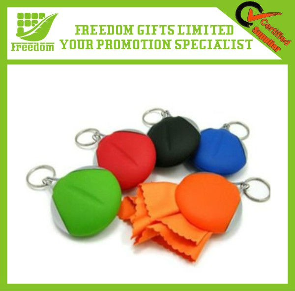 Promotional Glasses Cleaning Cloth Keychain