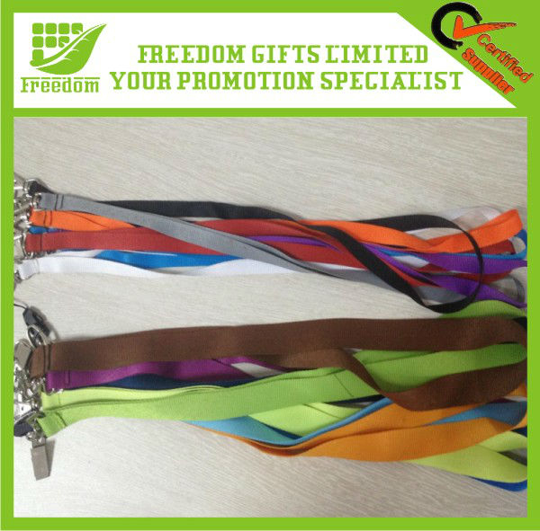 Eco-friendly Material Polyester Plain Lanyard