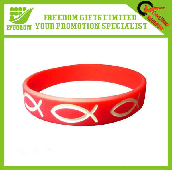 Bulk Cheap Promotion Debossed Wristbands Silicone