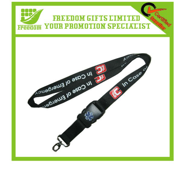 Neck strap round neck lanyard with Custom Logo for sale