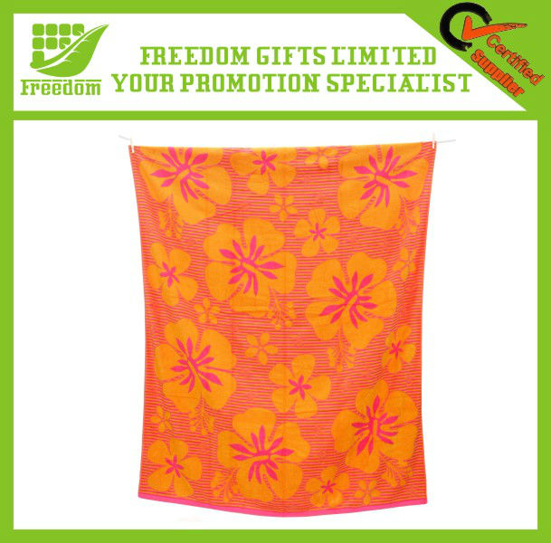 Silk Screen Cotton Bath Towel