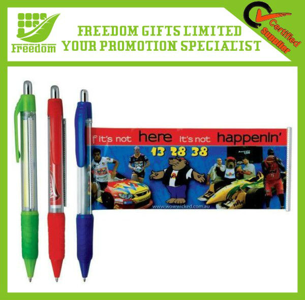 Cheap Promotional Custom Logo Banner Pen