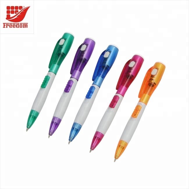 Customized logo Led Light Ballpoint Pen