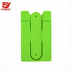 Customized LOGO Printed Silicone Card Holder/Silicone Mobile Phone Case Card Holder Wallet