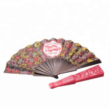 Custom Logo Advertising Plastic Hand Folding Fans