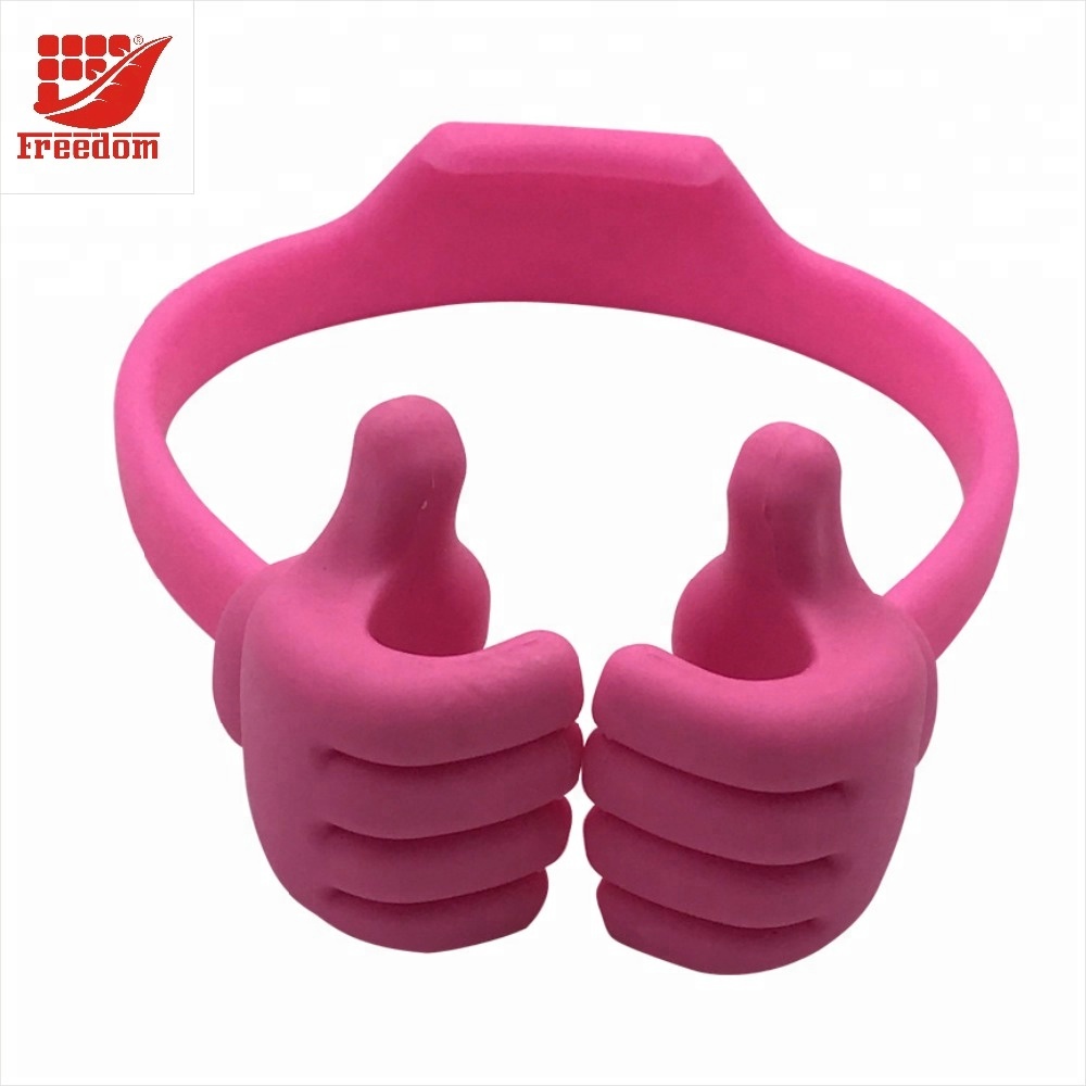 Universal Flexible Multi-angle Cute Thumbs up Cell Phone Stand Tablet Desk Holder