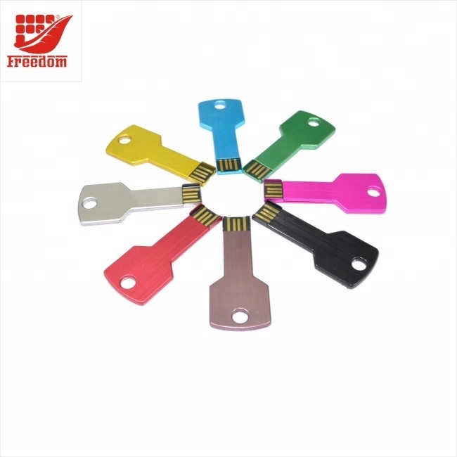 Colorful Custom Promotional Metal USB Key