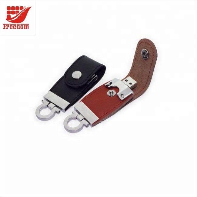 Custom Promotional High Quality Leather USB Disk