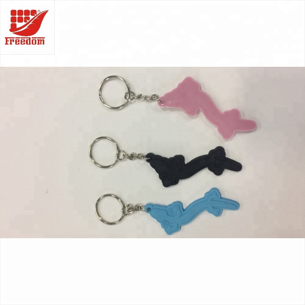 Customized Shape Rubber PVC Key Chain
