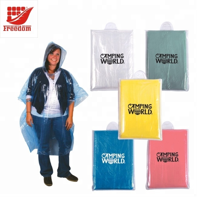 Promotional Logo Customized Colorful Wholesale Raincoats