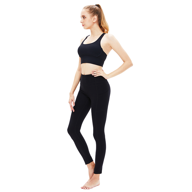 Wholesale Gym Sport Two Pieces Ladies Active Yoga Wear Set Women Fitness Wear Yoga Bra and Shorts