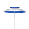 Custom Design Logo Printed Double Layer Fishing Promotional Beach Umbrella
