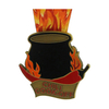 Wholesale Cheap Price Awards Chili Cook Off Medal With Flaming Neckband