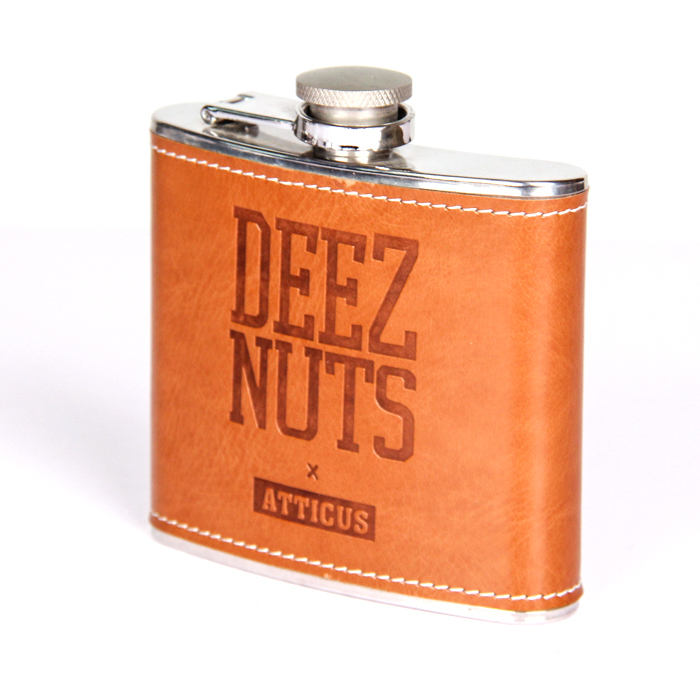 Factory Price PU Leather Cover Stainless Steel Hip Flask