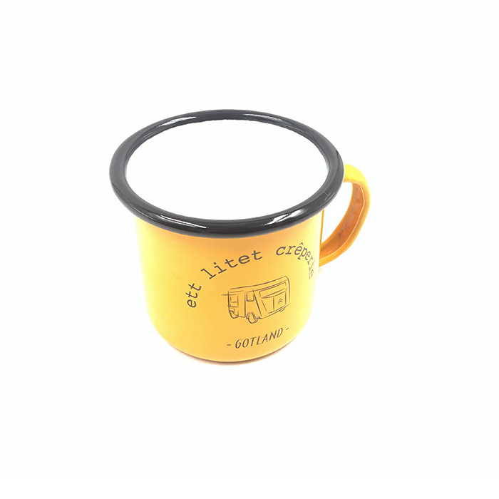 Wholesale Custom Sublimation Blank Enamel Mug Metal Camping Mug