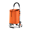 High Quality Folding 3 Wheels Upstairs Shopping Trolley Bag Reusable Waterproof Oxford Trolley Carrier Bag
