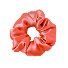 New Style 100% Pure Mulberry Solid Color Satin Hair Bands Girls Silk Hair Scrunchies