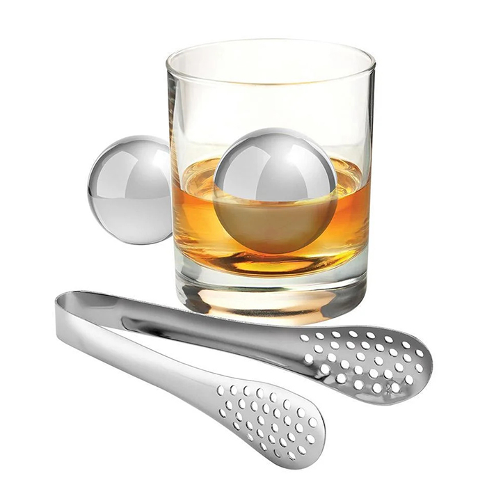 Factory Price Wholesale Whiskey Wine Stones Cooling Reusable Stainless Steel Ice Cubes