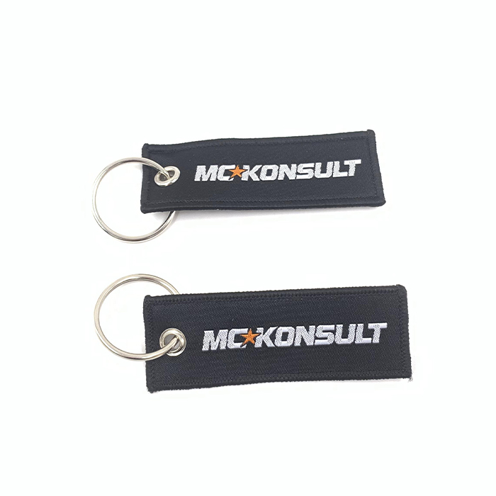 Wholesale Cheap Embroidery Custom Keychain Short Lanyard