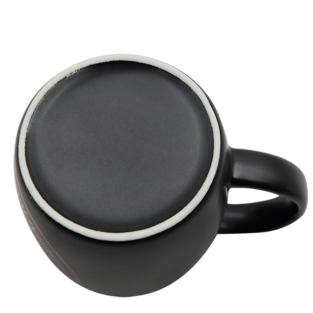 Top Selling 11OZ Wholesale Black Ceramic Mug With Printed Logo