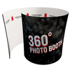 Custom Logo Portable Tension Fabric Trade Show 360 Photo Booth Enclosure Backdrop