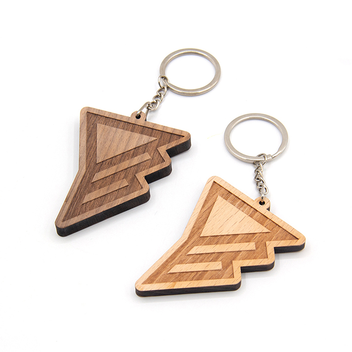 Factory Price Wood Keychain Key Chain Custom Logo Wood Keyring Blank