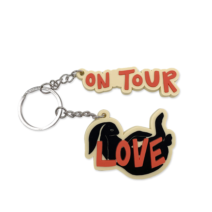 High Quality Custom Keychains Silicone Keyring Soft 3D Rubber PVC Key Chain