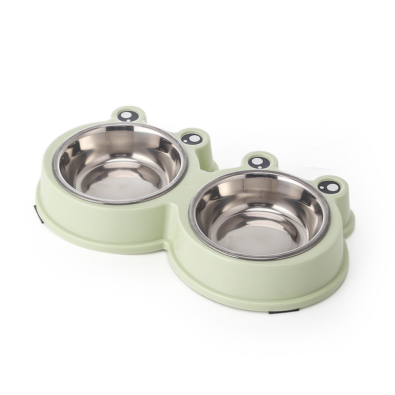Wholesale Custom Dog Bowl Cartoon Cat Bowl Stainless Steel Pet Bowl Feeder