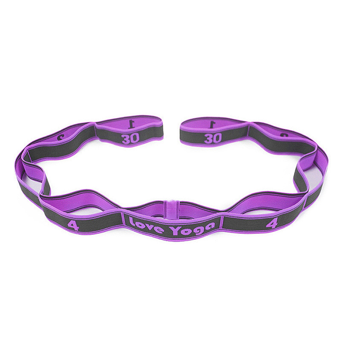 Factory Direct Sale Exercise Bands Resistance Yoga Stretching Strap