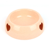 Factory Direct Sale Heart Shaped Hollow Out Plastic Single Bowl Cat And Dog Food Basin