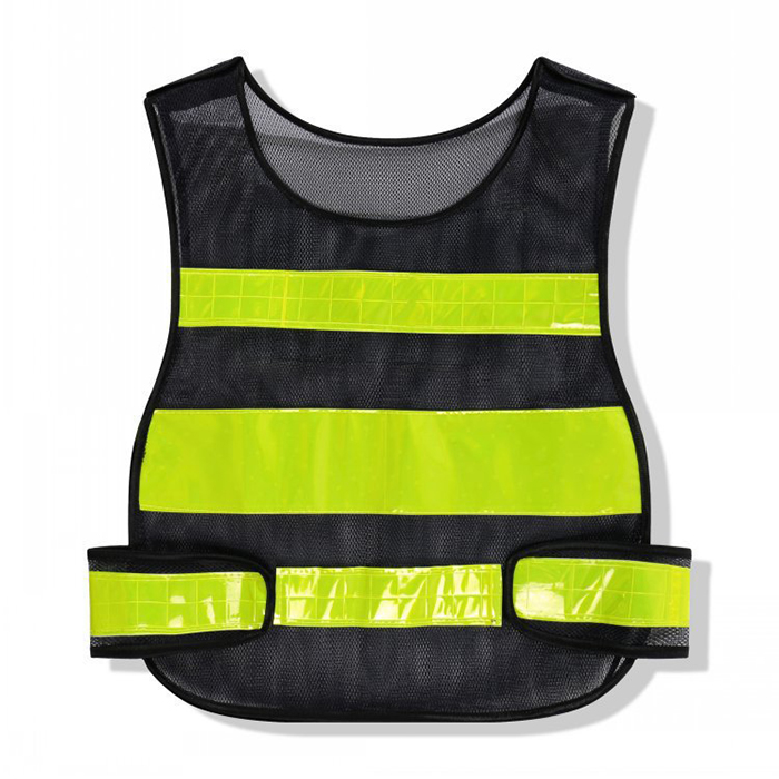 Custom Design Reflective Tape Safety Vest Cycling Mesh Safety Vest