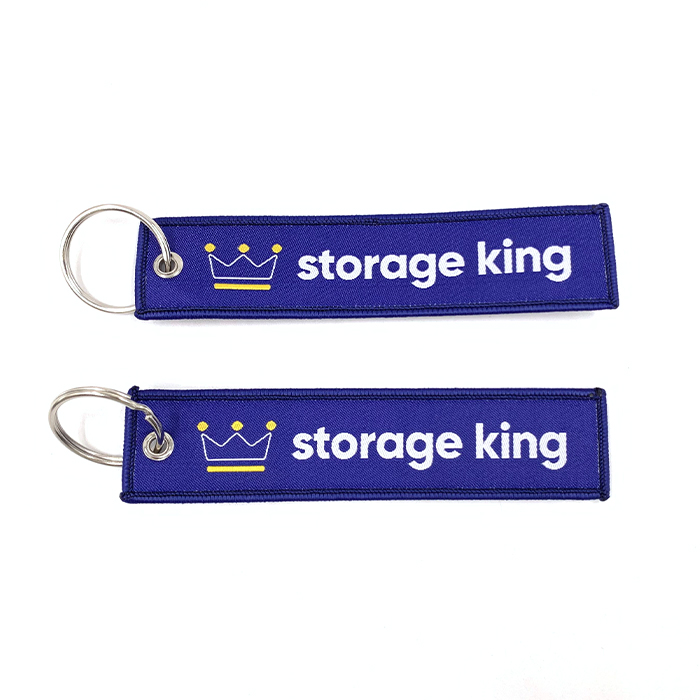 Factory Direct Sale Cheap Price Embroidered Keychains Custom Logo Key Rings
