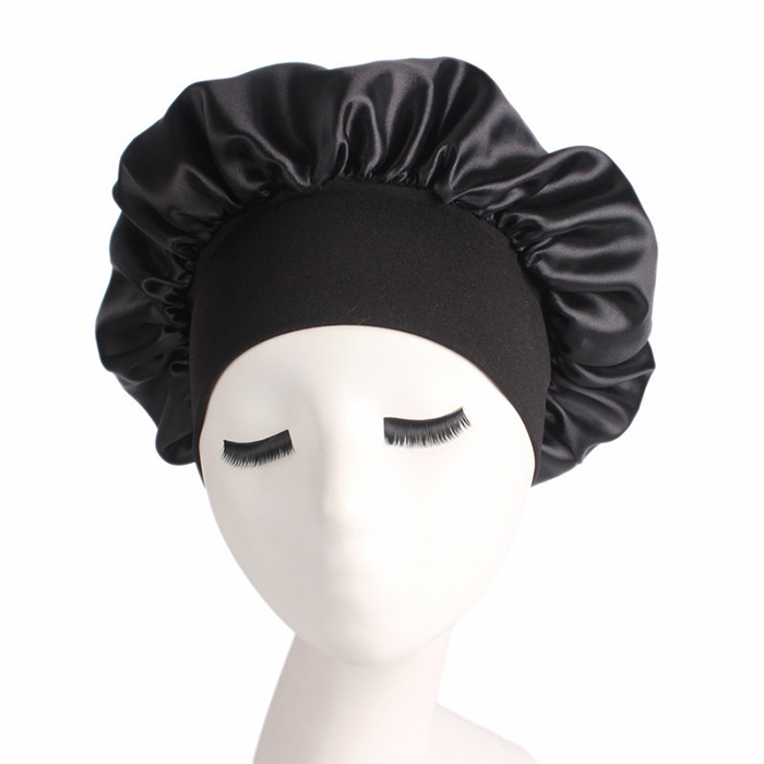 Promotional Custom Designers Women Sleeping Cap Satin Silk Hair Satin Bonnet