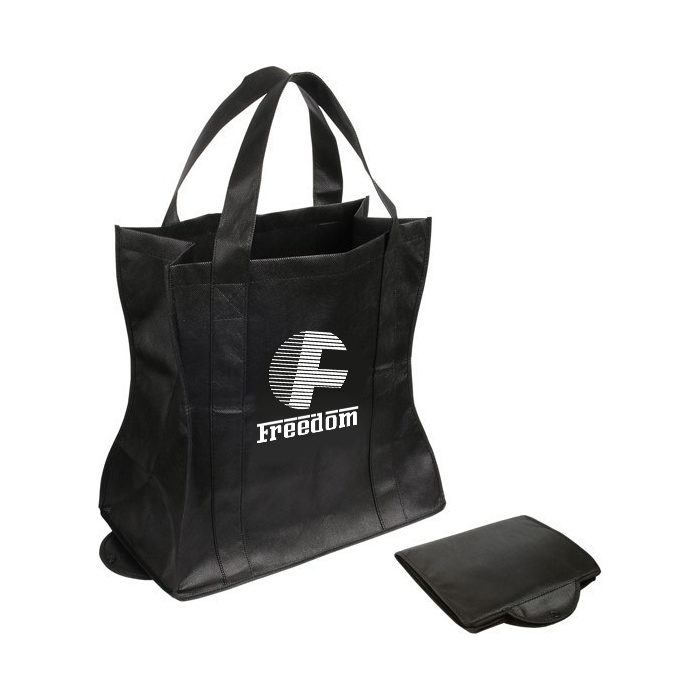 Wholesale Eco Friendly Reusable Non Woven Folding Bag With Printing Logo