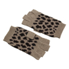 Factory Custom Women Semi Fingerless Gloves Winter Warm Wool Cashmere Elegant Gloves