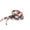 Amazon Hot Sale Custom Flat Elastic Polyester Shoe Strings Sports Shoelaces With Logo Printed