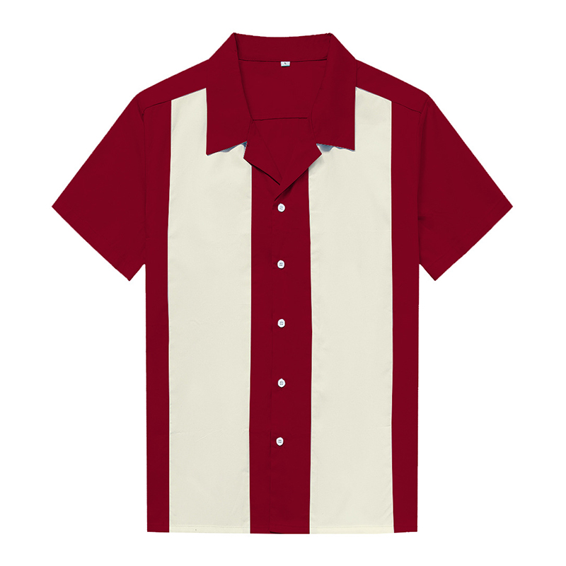 Customized Logo Short Sleeve Men's Shirt Promotional Casual Shirts for Men