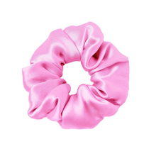 Custm Logo Printed Satin Scrunchies Hair Ties Women Fashion Silk Scrunchies For Hair