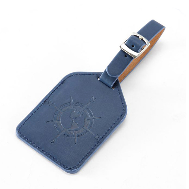 Personalized Cheap Price Leather Luggage Tag Custom Logo Baggage Tag