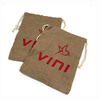 High Quality Sublimation Custom Jute Drawstring Bag With Logo