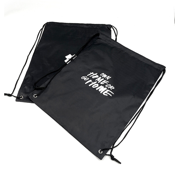 Factory Price Custom Printed Waterproof Polyester Drawstring Bag For Gym