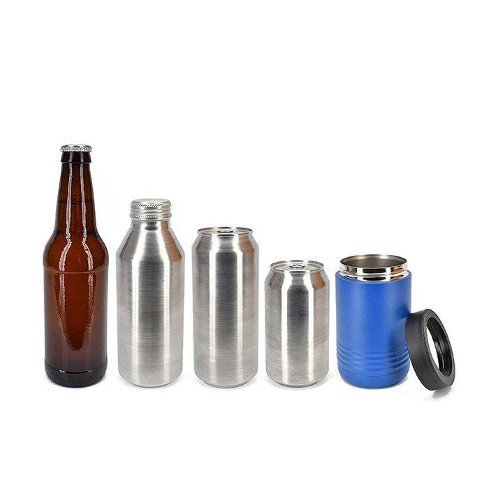 Wholesale Cheap PriceStainless Steel Double Wall Vacuum Insulated Beer Beverage 12oz Skinny Can Cooler