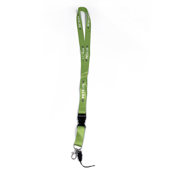 Wholesale Cheap Price Polyester Sublimation Printing ID Badge Holder Mobile Phone Lanyard