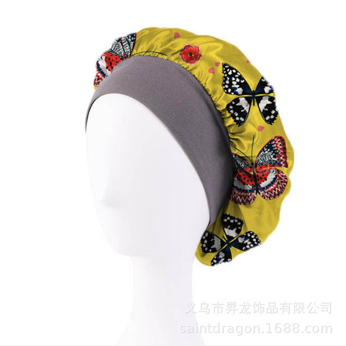 Factory Price Custom Designers Bonnets Cheap Silk Satin Bonnet Hair