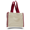 Eco-friendly Reusable Long Shoulder Belt Canvas Cotton Shopping Tote Bag