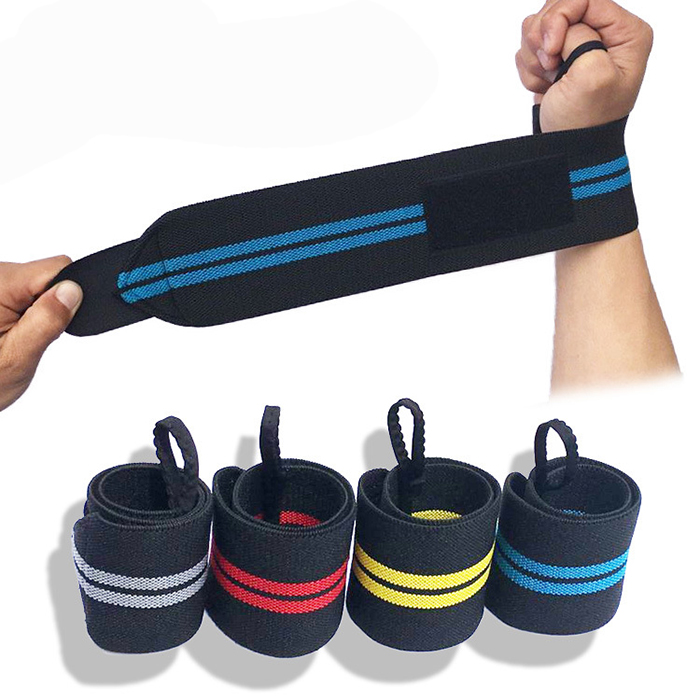 Amazon Hot Sale Elastic Wrist Strap Brace Weight Lifting Support Wrist Wraps