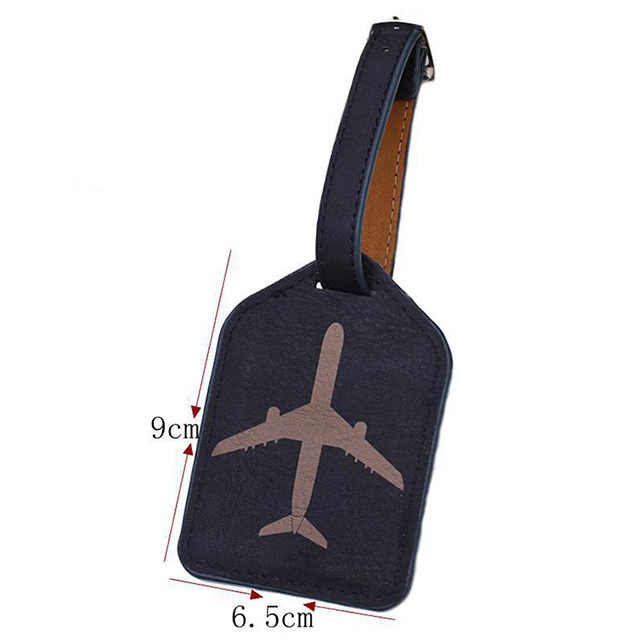 High Quality Custom Personalized Premium Genuine Leather Luggage Tag