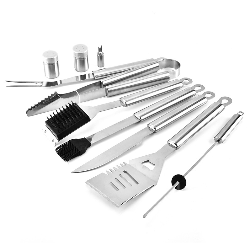 High Quality Multitool Box Holder Kit Stainless Steel Bbq Grilling Tool Sets