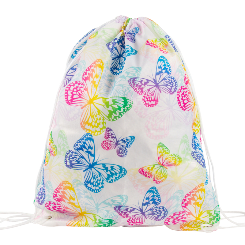 BSCI Factory Direct Custom 210D Polyester Drawstring Bag String Backpack For Sports Event